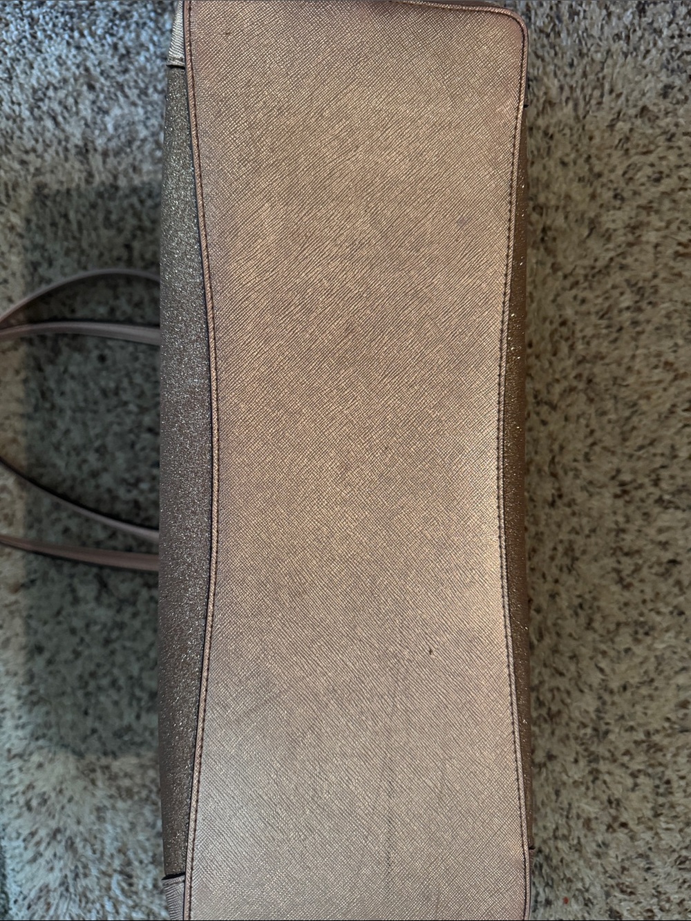 kate spade Metallic Rose Gold Glitter Tote - Picture 3 of 14